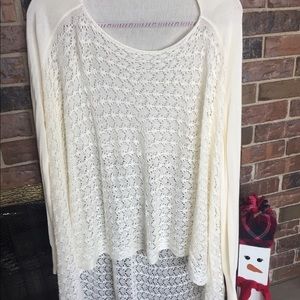 Grace & Lace 2 two fit knit cardigan Ivory OS